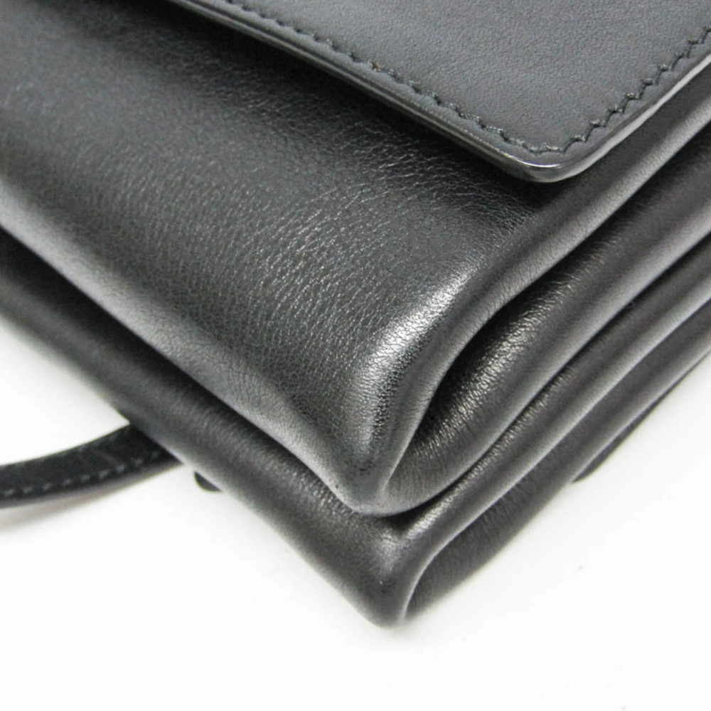 PRADA Black Leather Shoulder Bag - Picture 6 of 16